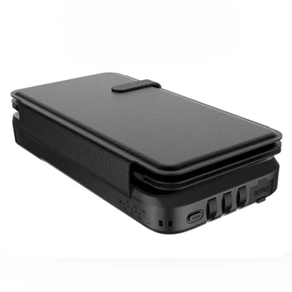 Power Bank Solaire 43 800 mAh - 20 W Rapide - Sans-fil 5/10 W - Câbles Intégrés - Lampe LED