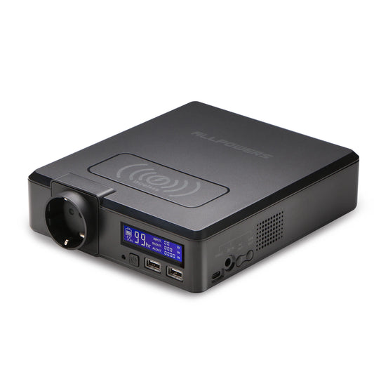 ALLPOWERS S200 - Station d’Énergie Portable 200 W (154 Wh / 41 600 mAh) - USB-C PD 60 W + Charge Sans-Fil