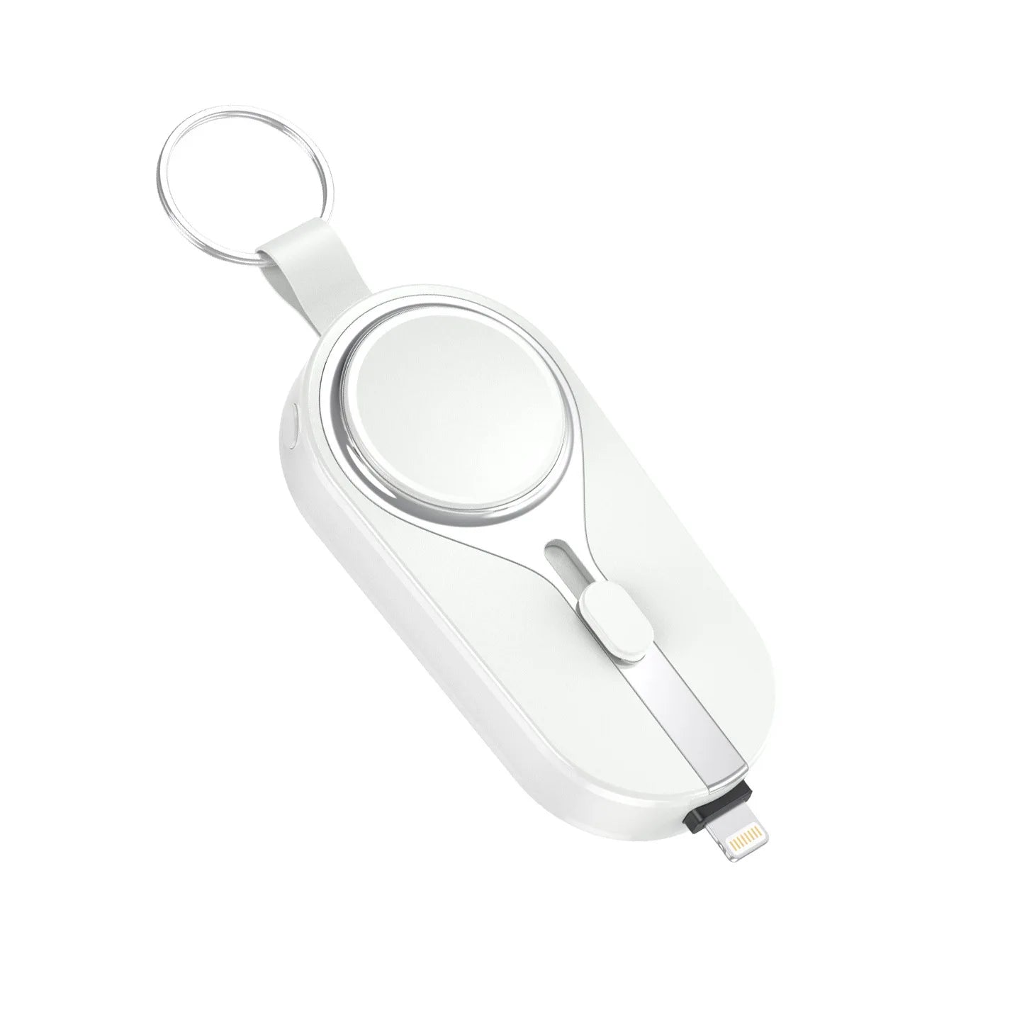 Mini Power Bank Porte-Clé 2-en-1 - Apple Watch + iPhone - 3 000 mAh - Qi 5 W - USB-C