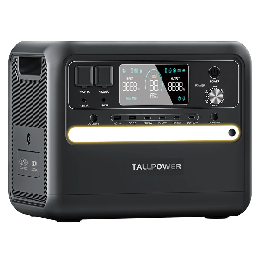 TALLPOWER V2400 - 2160 Wh LiFePO₄ et 2400 W (≈4800 W crête)