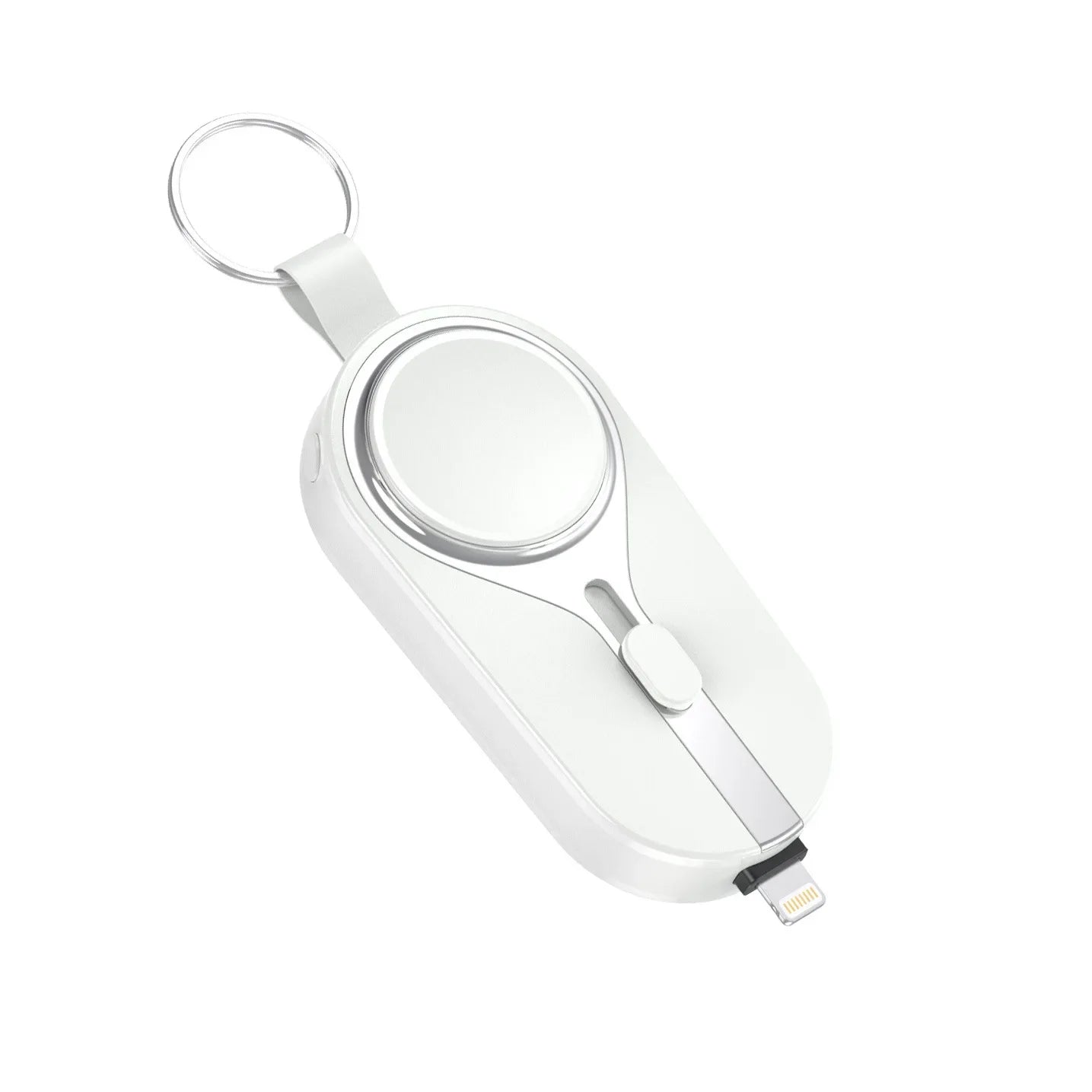 Mini Power Bank Porte-Clé 2-en-1 - Apple Watch + iPhone - 3 000 mAh - Qi 5 W - USB-C