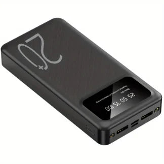 Power Bank 10 000 mAh avec affichage digital - 10 W, 2×USB-A + USB-C