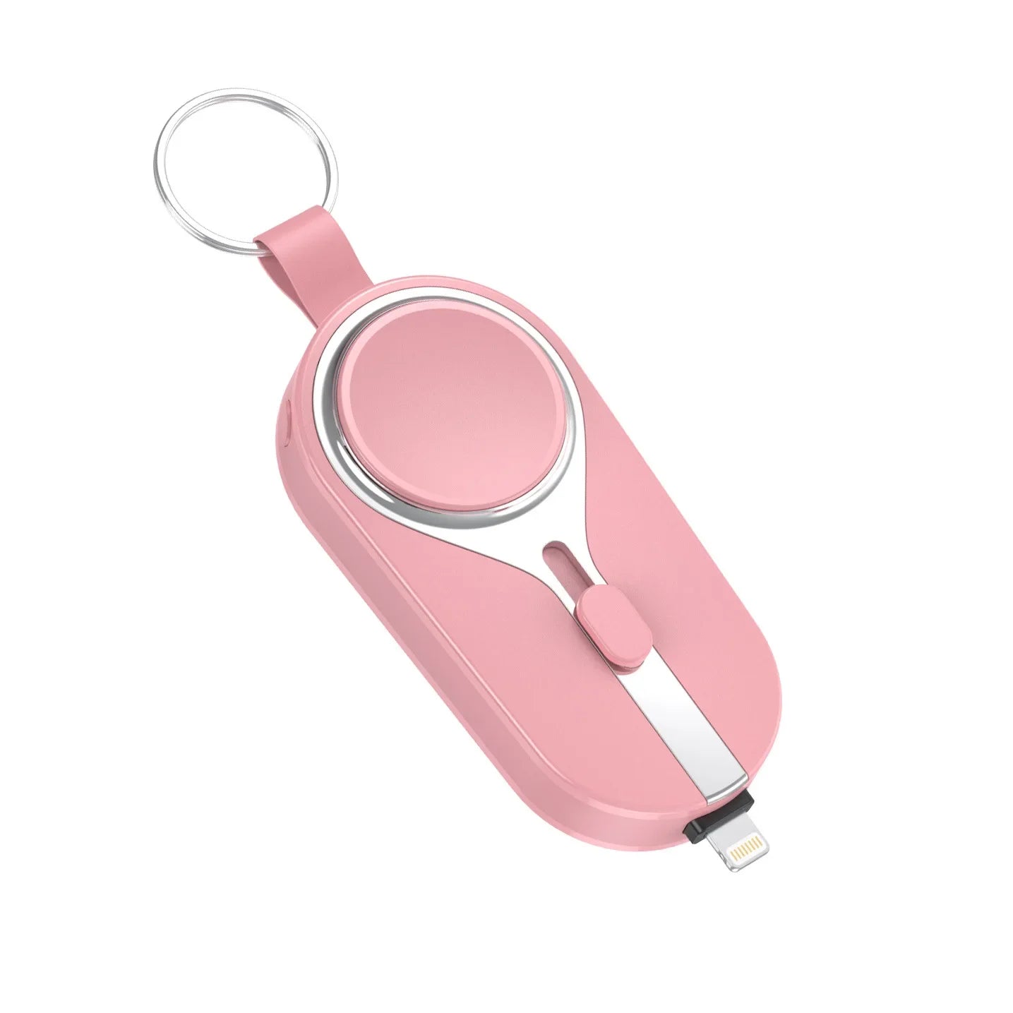 Mini Power Bank Porte-Clé 2-en-1 - Apple Watch + iPhone - 3 000 mAh - Qi 5 W - USB-C