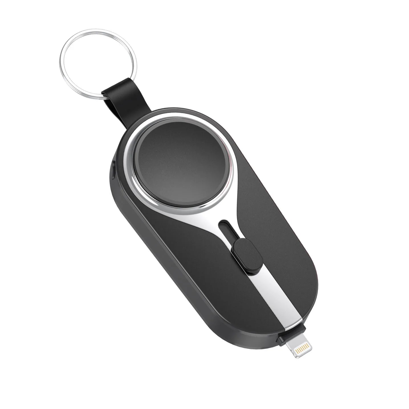Mini Power Bank Porte-Clé 2-en-1 - Apple Watch + iPhone - 3 000 mAh - Qi 5 W - USB-C