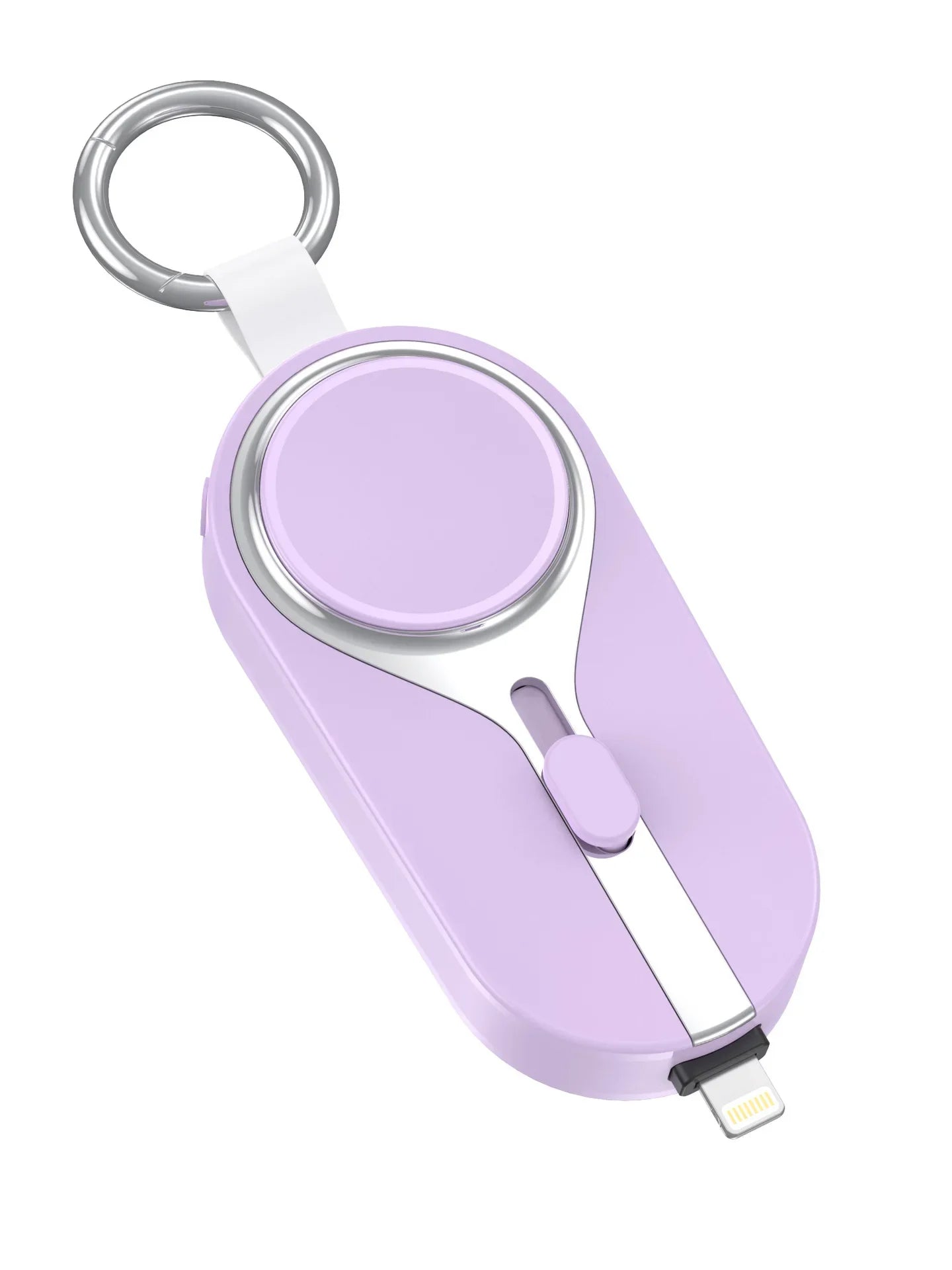 Mini Power Bank Porte-Clé 2-en-1 - Apple Watch + iPhone - 3 000 mAh - Qi 5 W - USB-C