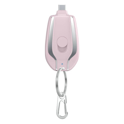 Mini Power Bank Porte-Clé 1 500 mAh - USB-C - Charge d’Appoint 5 W - Ultra-Compact