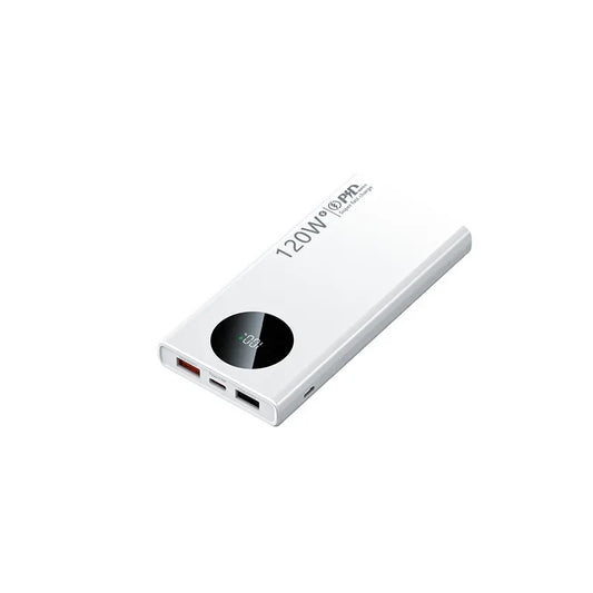Power Bank 50 000 mAh – 120 W Max – USB-C Bidirectionnel + Dual USB – Écran LED