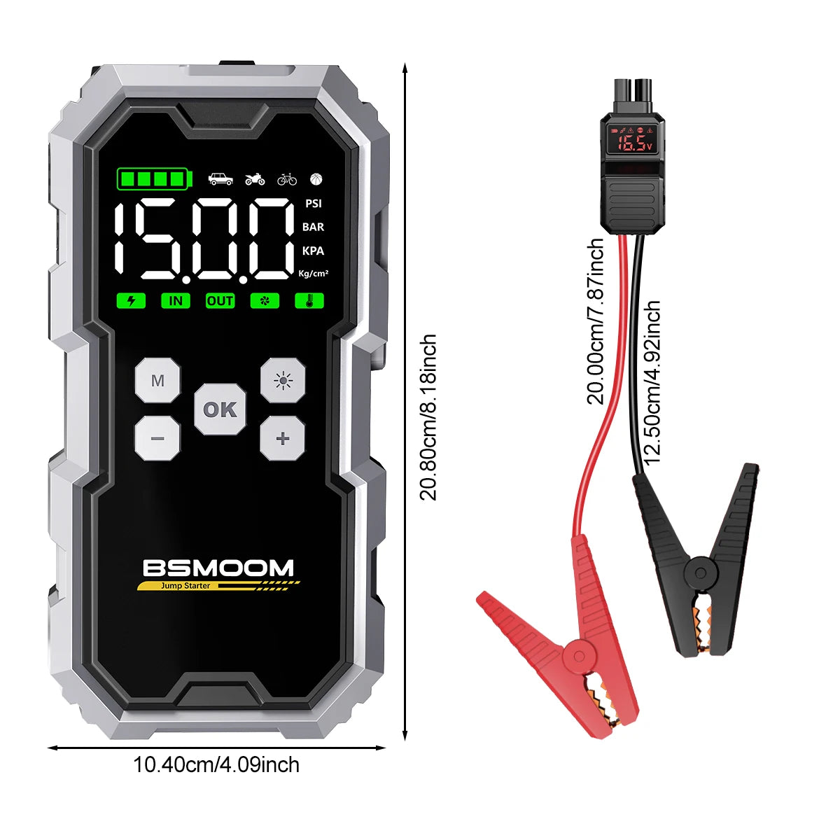 Booster compresseur voiture dimension 