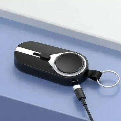Mini Power Bank Porte-Clé 2-en-1 - Apple Watch + iPhone - 3 000 mAh - Qi 5 W - USB-C