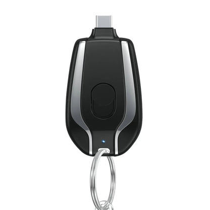 Mini Power Bank Porte-Clé 1 500 mAh - USB-C - Charge d’Appoint 5 W - Ultra-Compact
