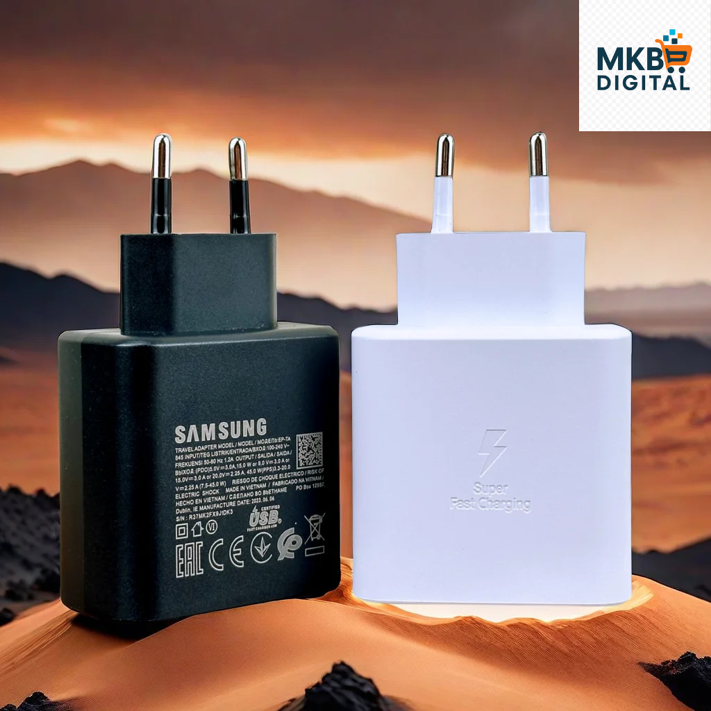 Chargeur Samsung 45W Super Fast Charge – Adaptateur USB-C Officiel Certifié EU