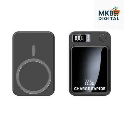 Batterie Externe Magnétique Sans Fil 50 000mAh – Charge Rapide 22,5W & PD 20W