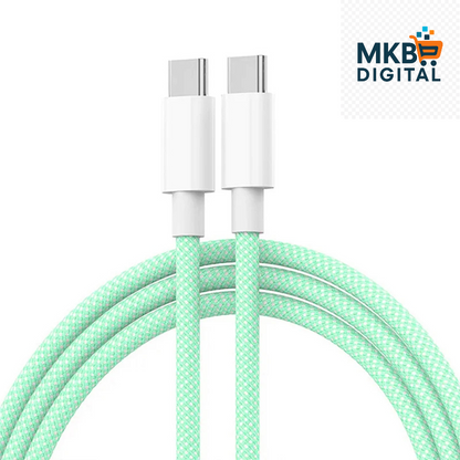 Câble USB-C vers USB-C 60W – Charge Rapide PD et Synchronisation de Données