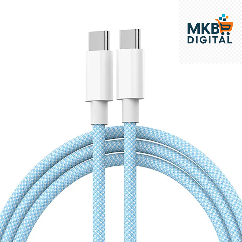 Câble USB-C vers USB-C 60W – Charge Rapide PD et Synchronisation de Données