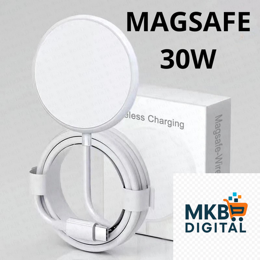 Chargeur Sans Fil Magnétique MagSafe 30W – Compatible iPhone & AirPods