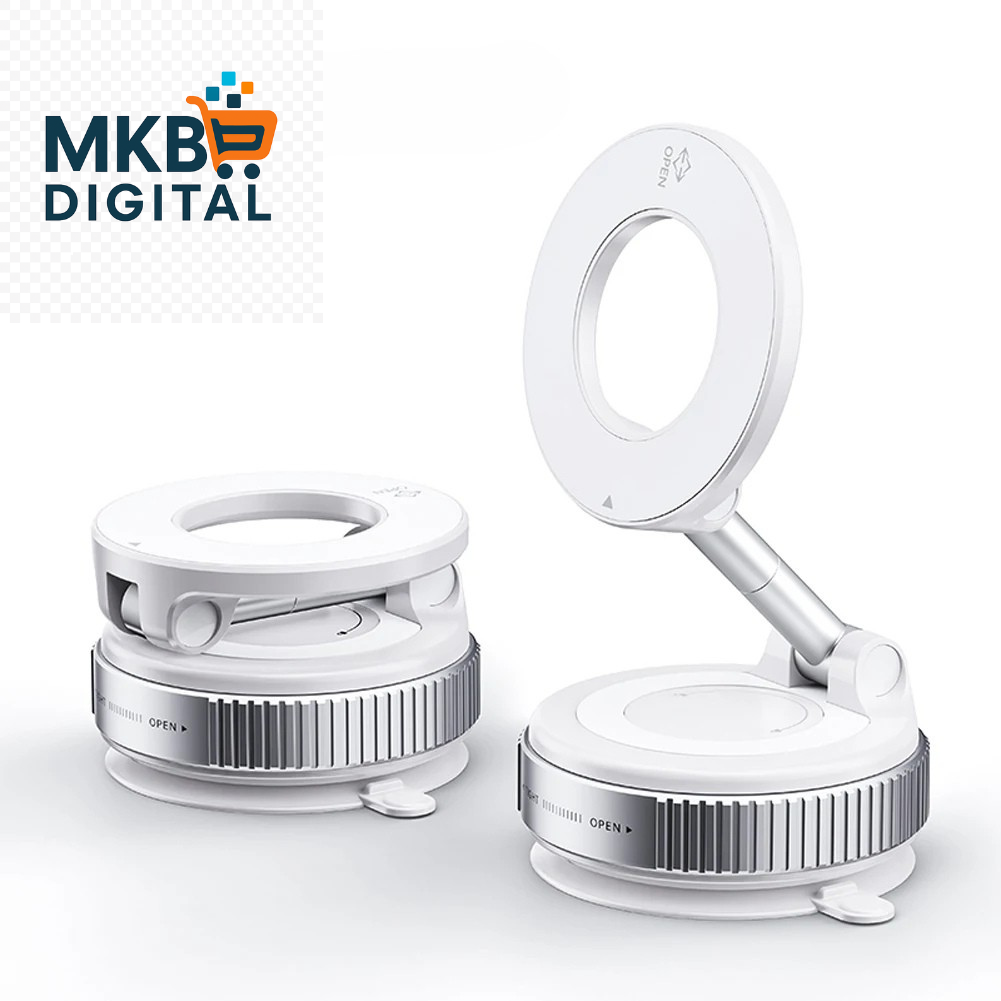 Support Téléphone Magnétique à Ventouse Joyroom – Rotation 360°, Fixation Ultra-Stable pour Voiture et Maison