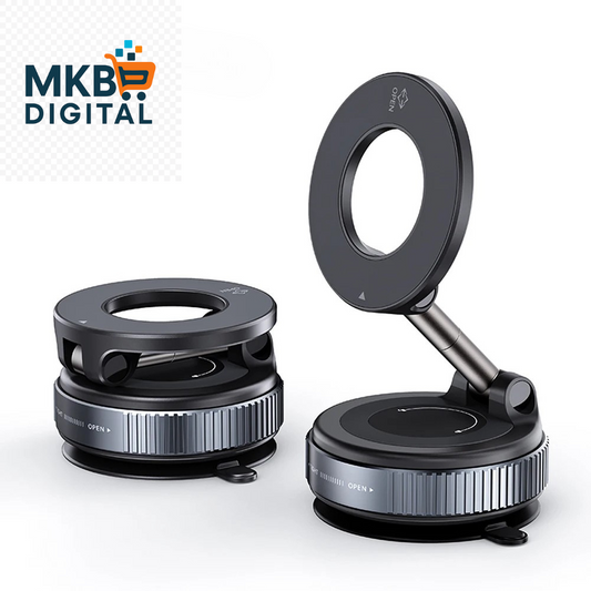 Support Téléphone Magnétique à Ventouse Joyroom – Rotation 360°, Fixation Ultra-Stable pour Voiture et Maison